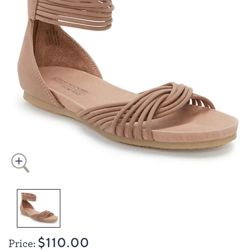 Like New! ADAM TUCKER by Me Too Serene Ankle Strap Sandals